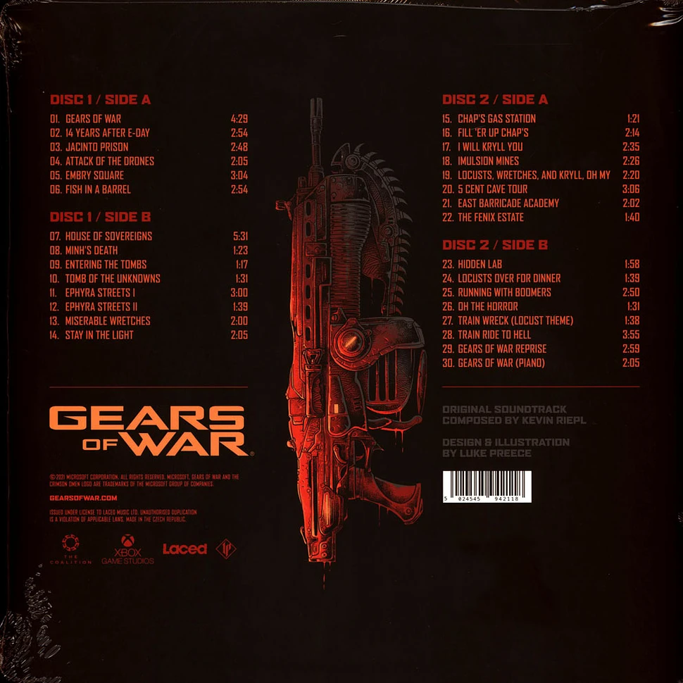 Kevin Riepl - OST Gears Of War Red Vinyl Edition