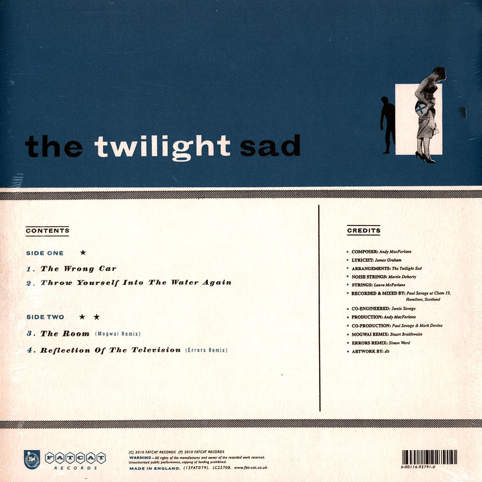 The Twilight Sad - The Wrong Car Black Vinyl Edition