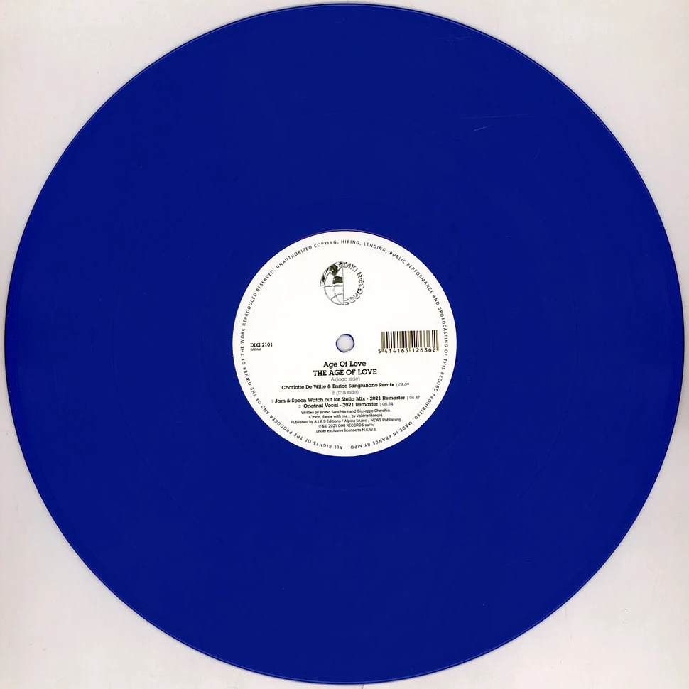 Age Of Love - The Age Of Love Charlotte De Witte & Enrico Sangiuliano Remix Blue Vinyl Edition
