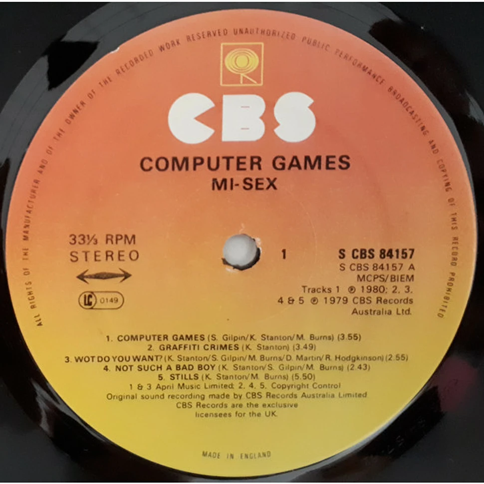 Mi-Sex - Computer Games