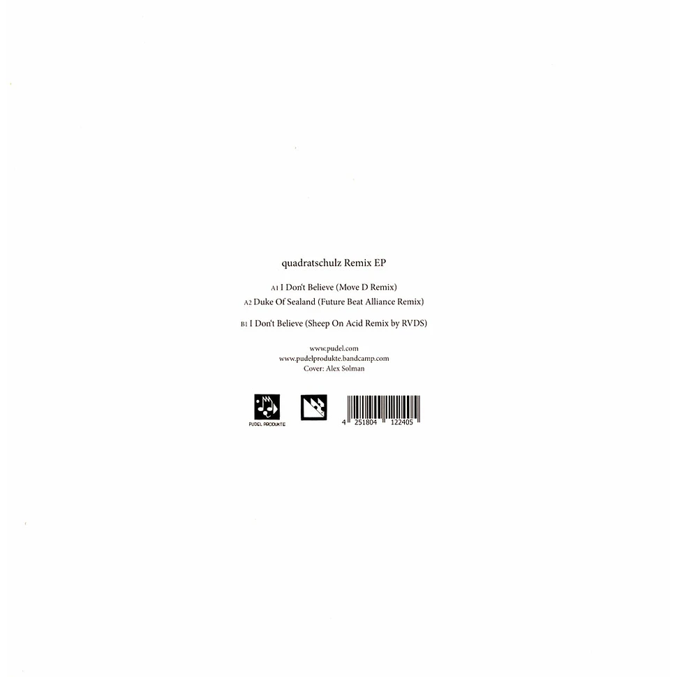 Quadratschulz - Pudel Produkte 34: quadratschulz Remixes