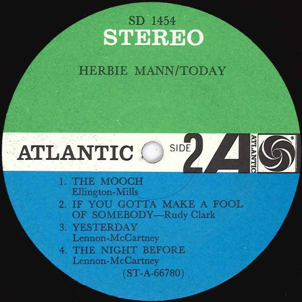 Herbie Mann - Today!