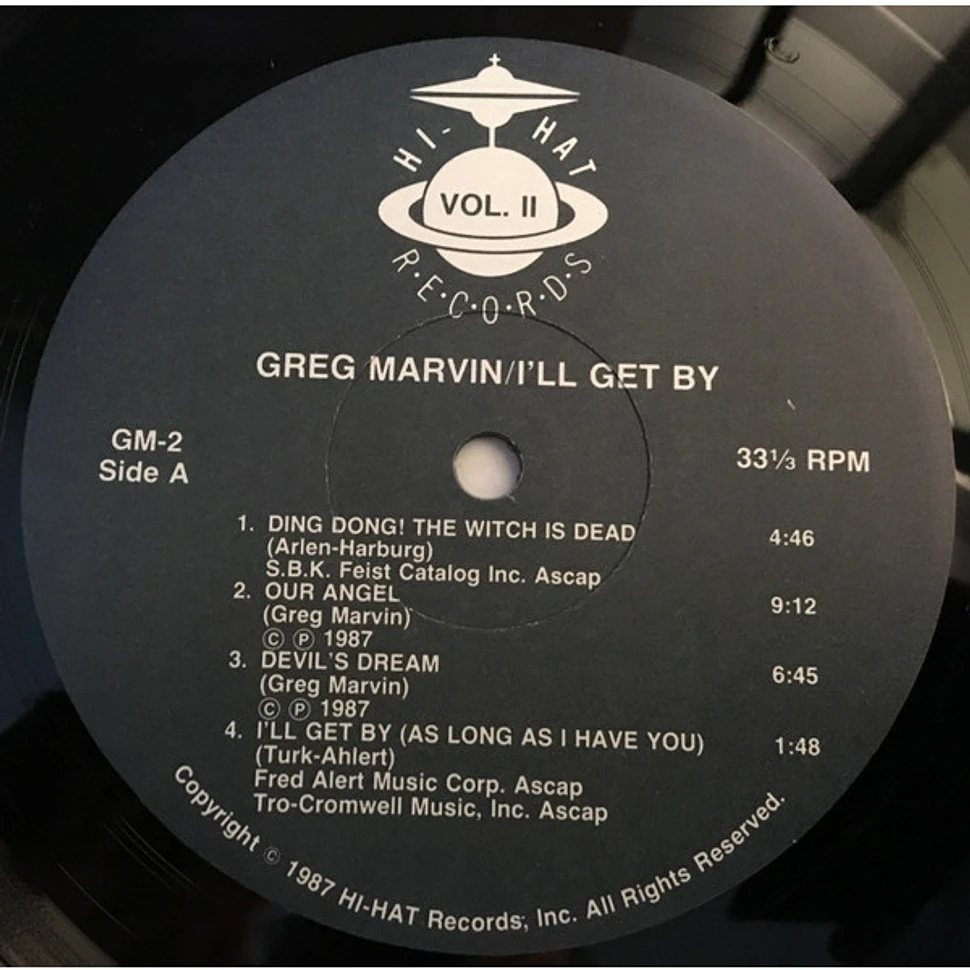 Greg Marvin - I'll Get By
