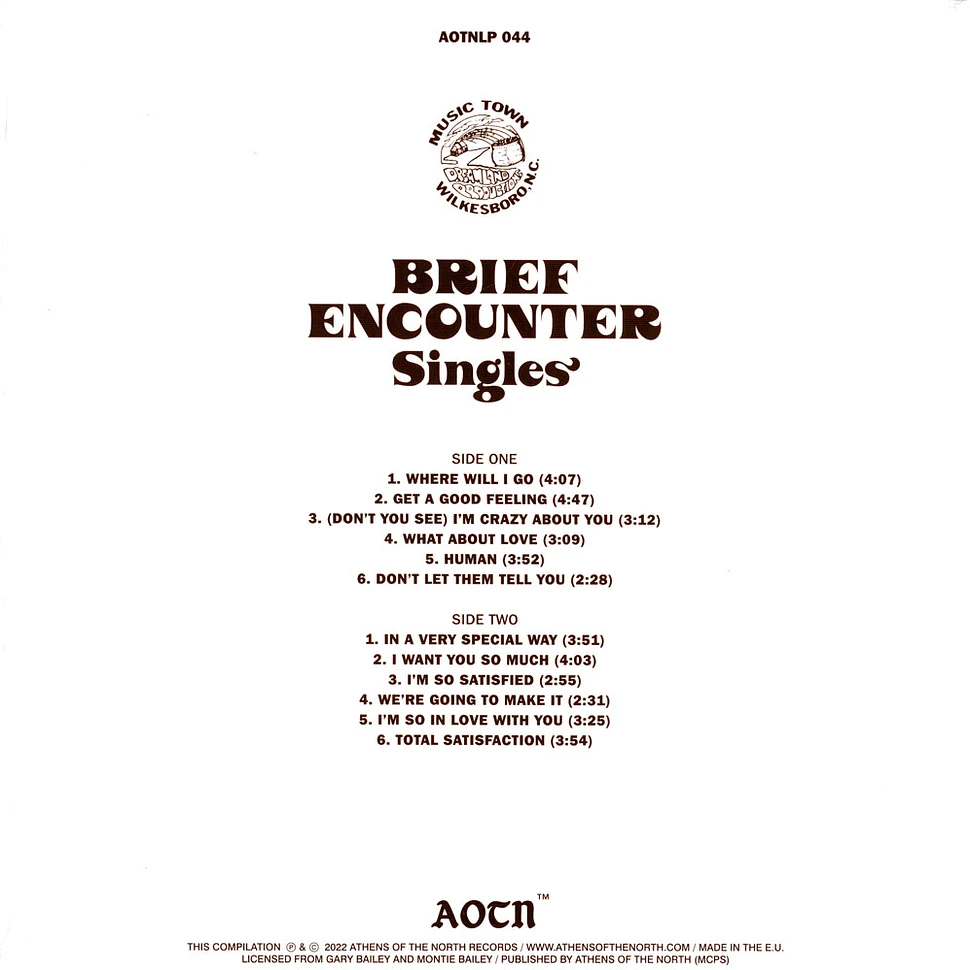 Brief Encounter - Singles