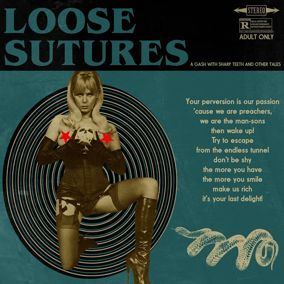 Loose Sutures - A Gash With Sharp Teeth And Other Tales Transparent Orange Vinyl Edition