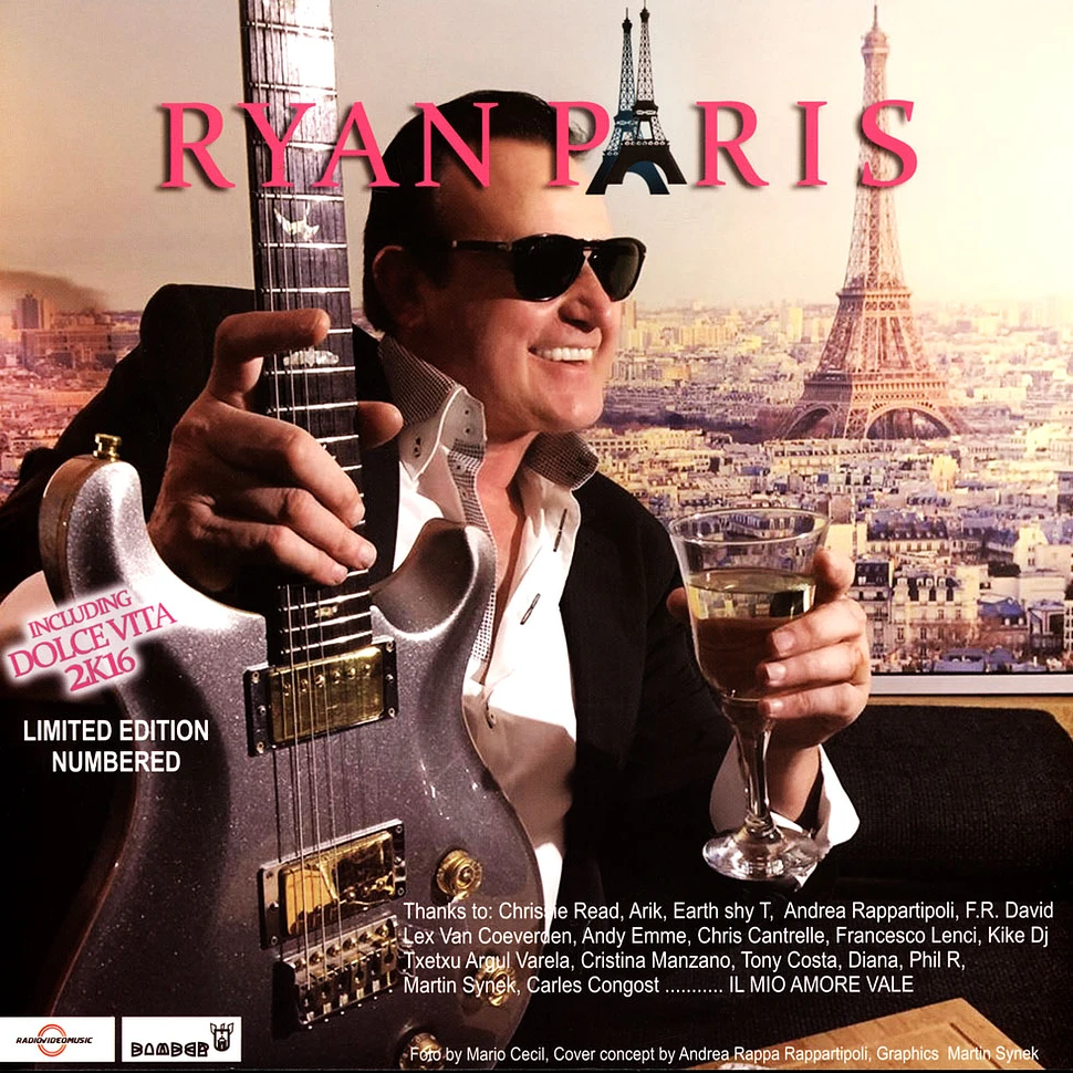 Ryan Paris - You Are My Life Yellow Vinyl Edition