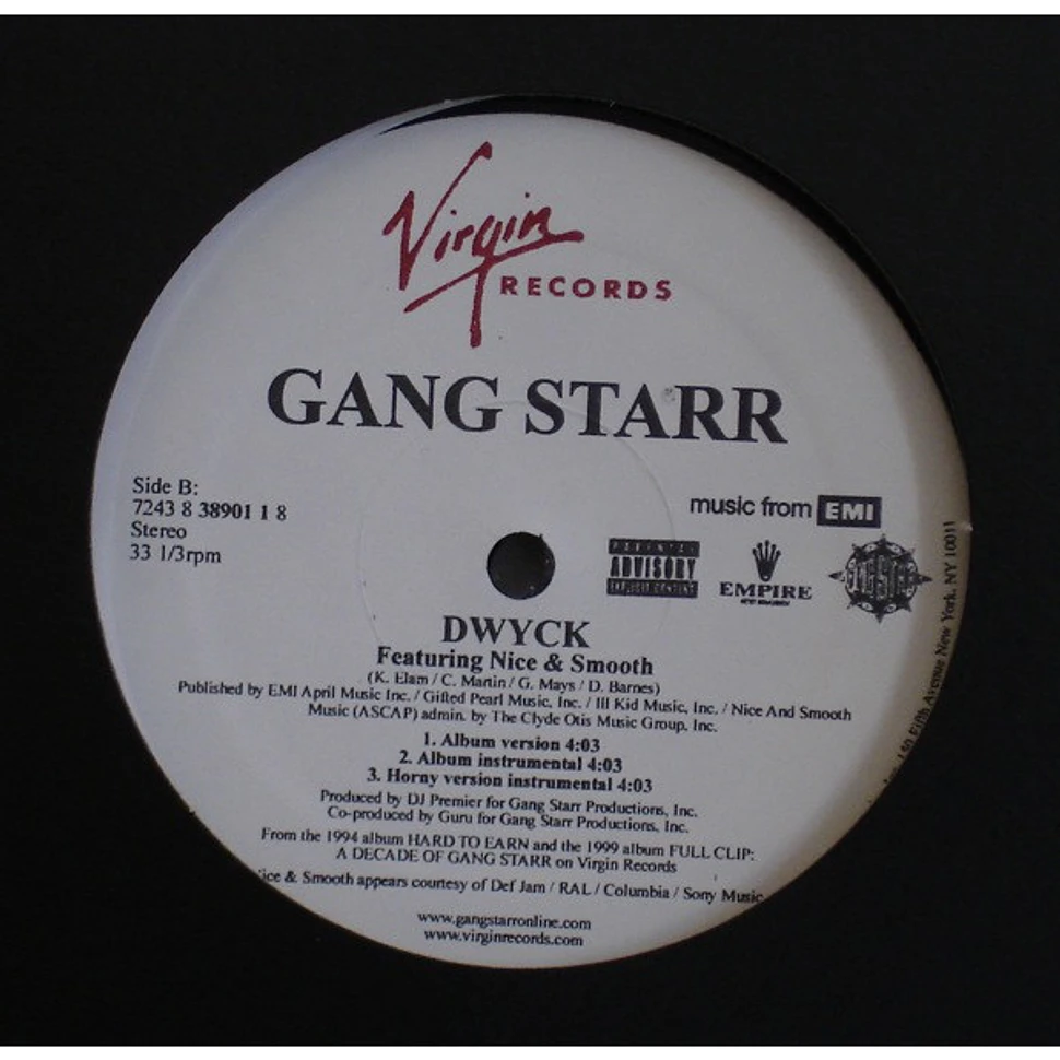 Gang Starr - Take It Personal / DWYCK