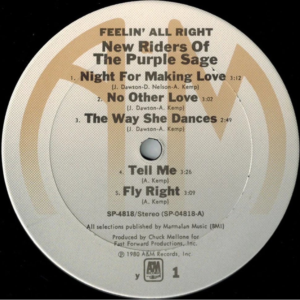 New Riders Of The Purple Sage - Feelin' All Right