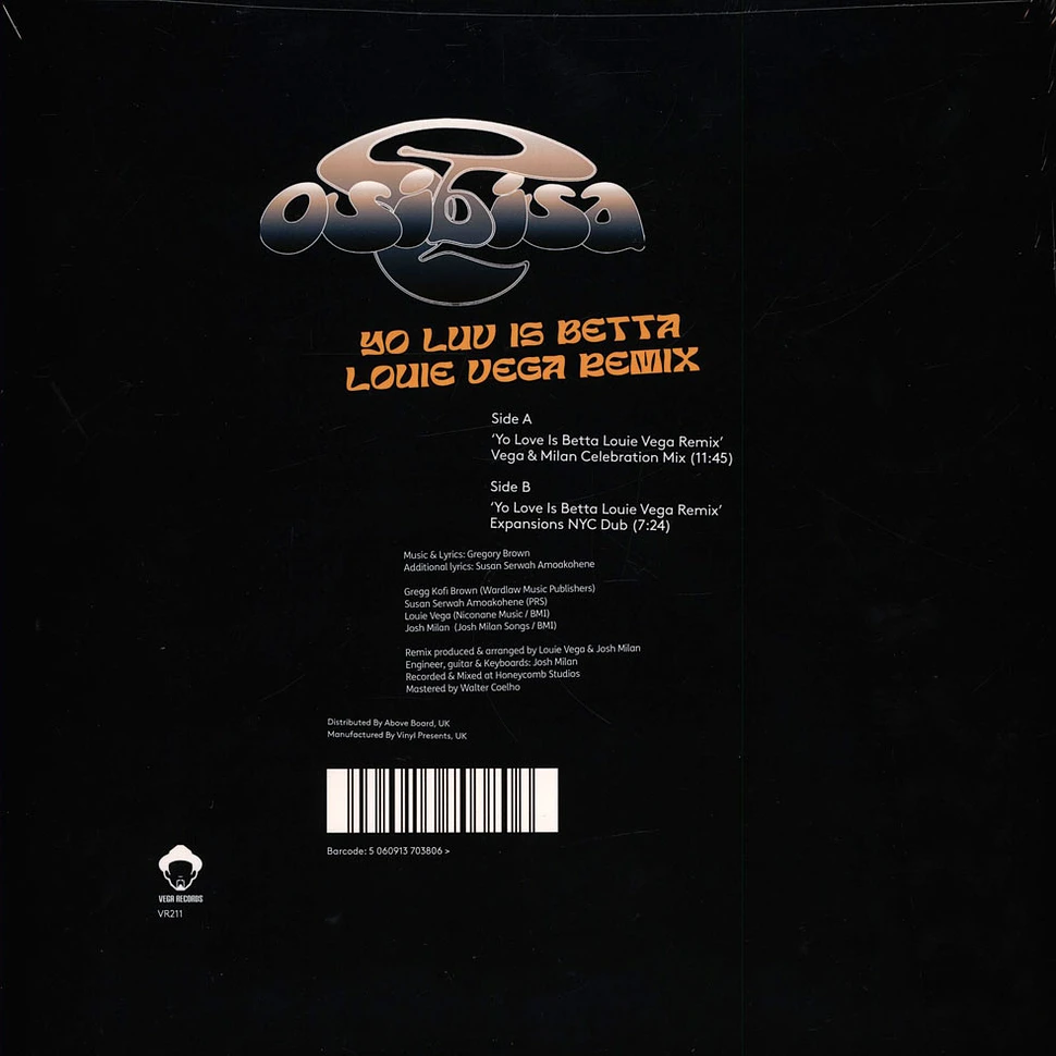 Osibisa - Yo Love Is Betta Louie Vega Remix