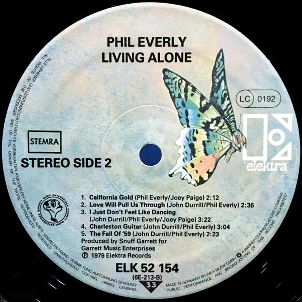 Phil Everly - Living Alone