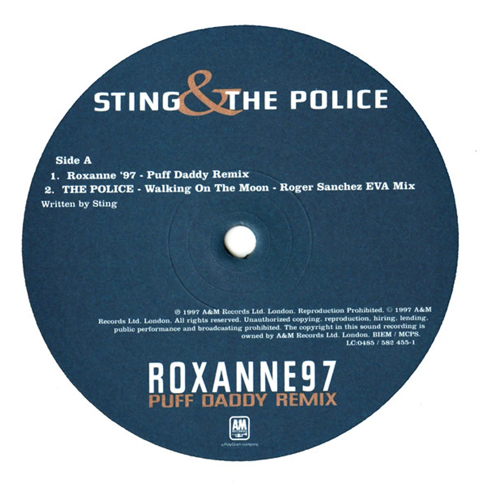 Sting & The Police - Roxanne 97 (Puff Daddy Remix)