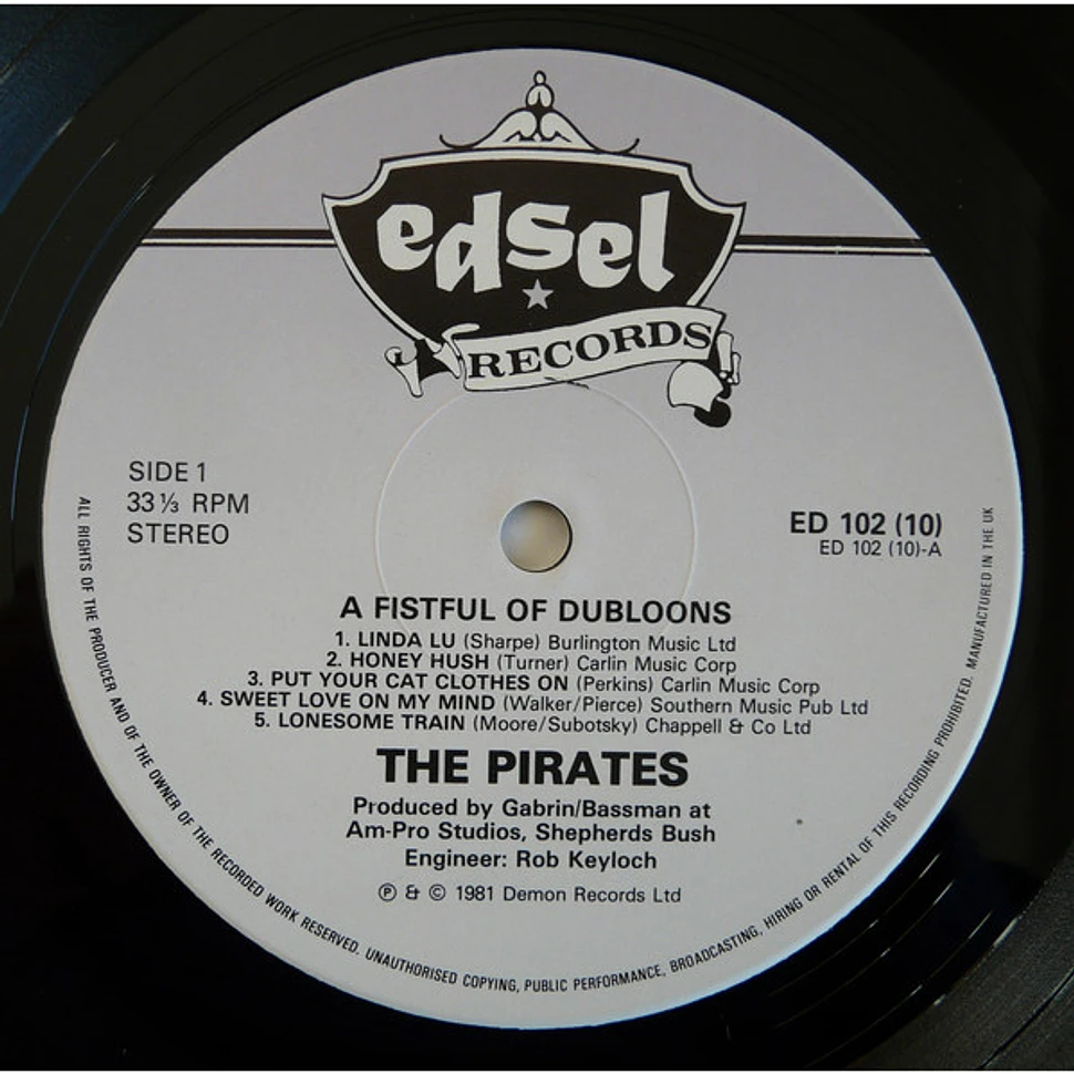 The Pirates - A Fistful Of Dubloons