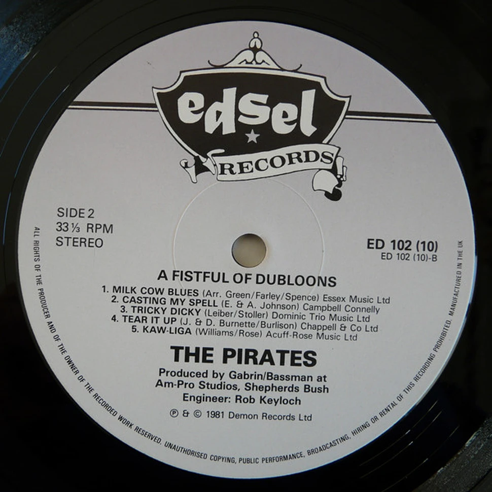 The Pirates - A Fistful Of Dubloons