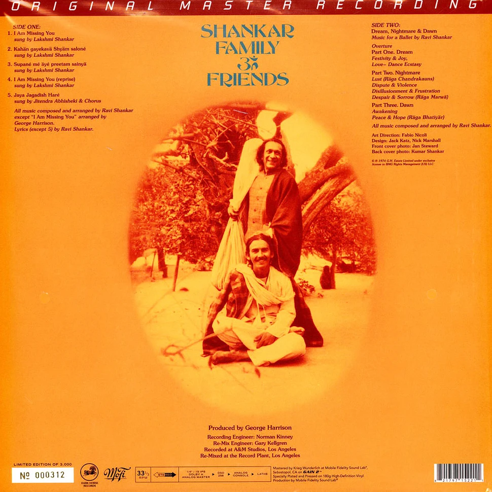 Ravi Shankar - Shankar Family & Friends