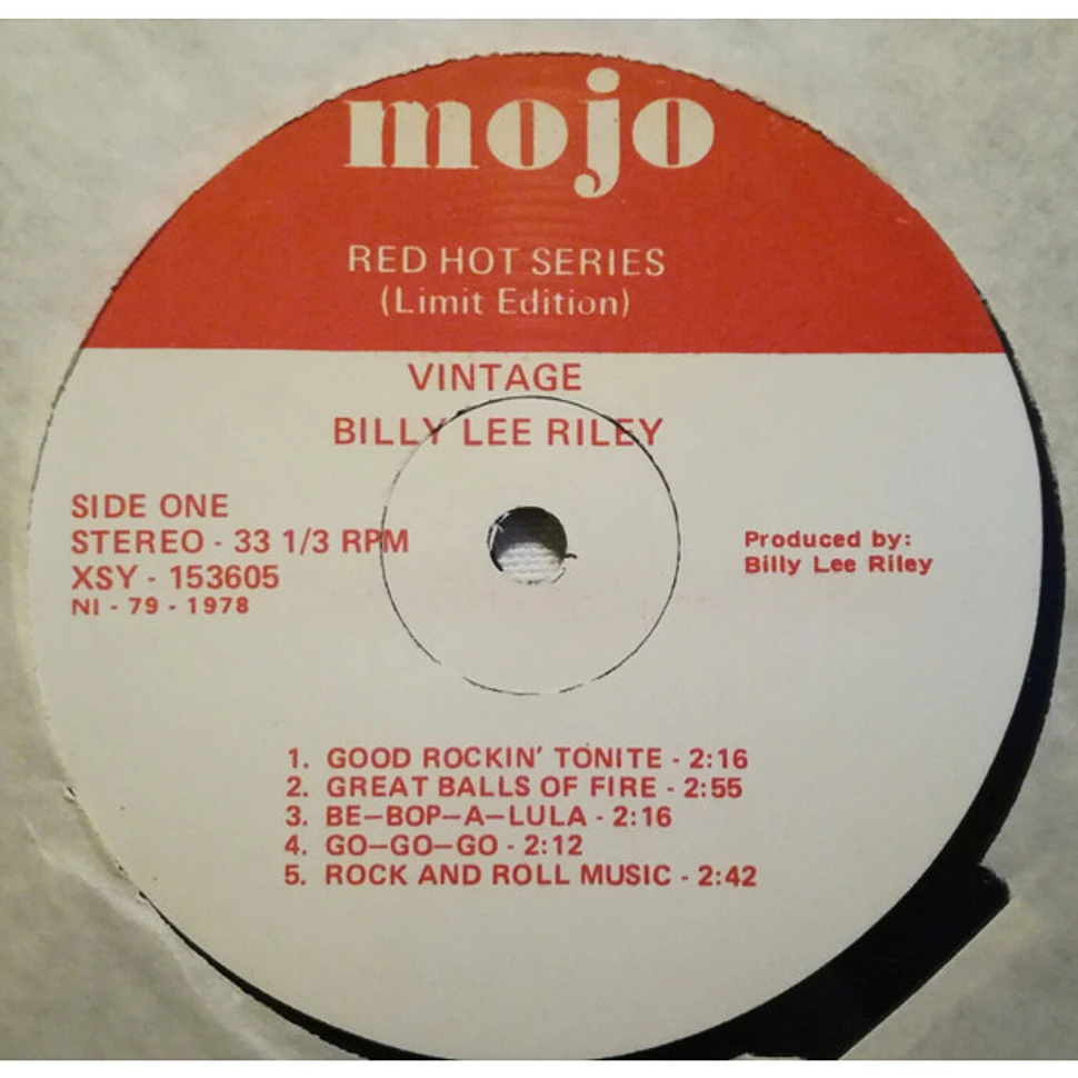 Billy Lee Riley - Vintage