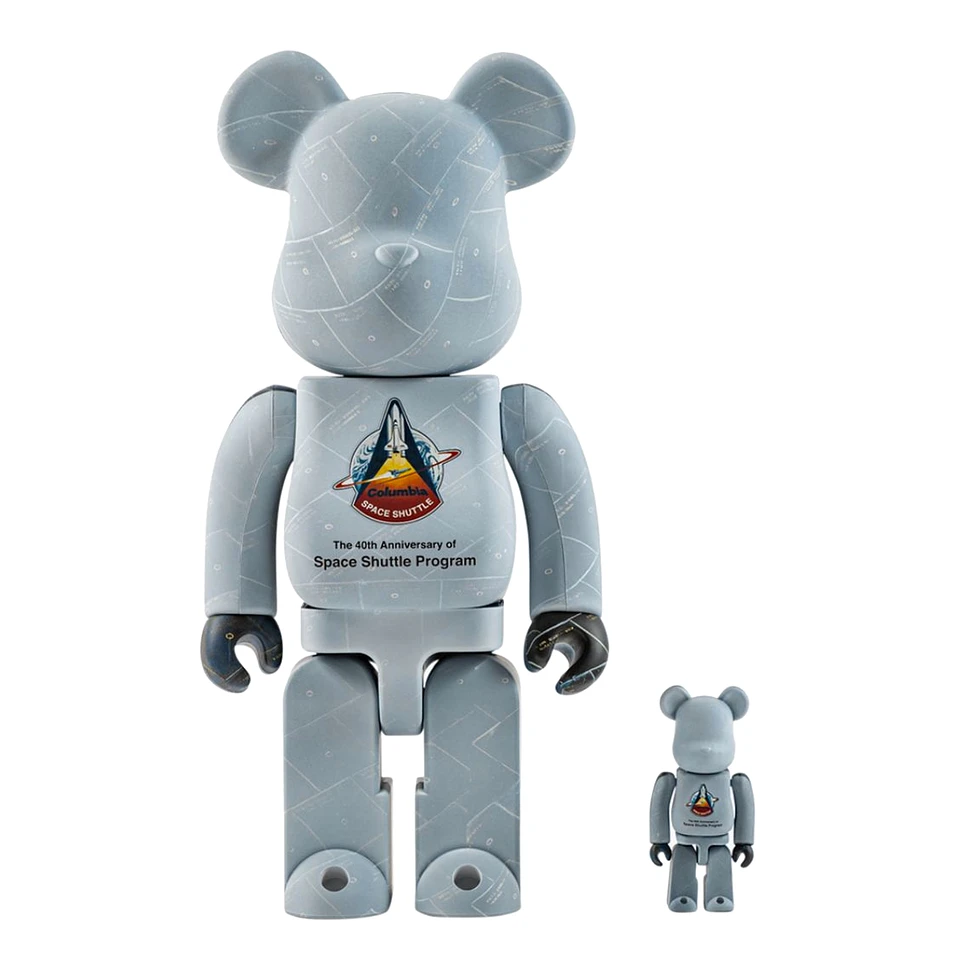Medicom Toy - 100% + 400% Space Shuttle Be@rbrick Toy