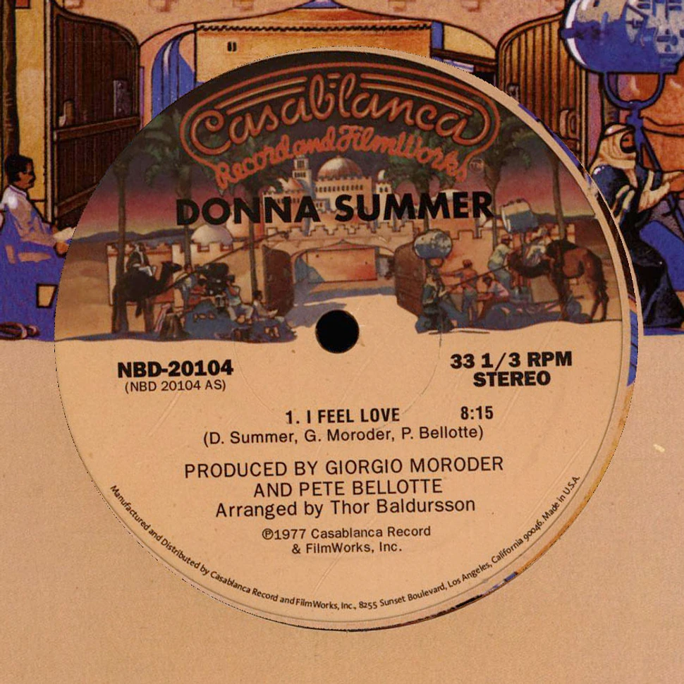 Donna Summer - I Feel Love / Love To Love You Baby Orange Vinyl Edition