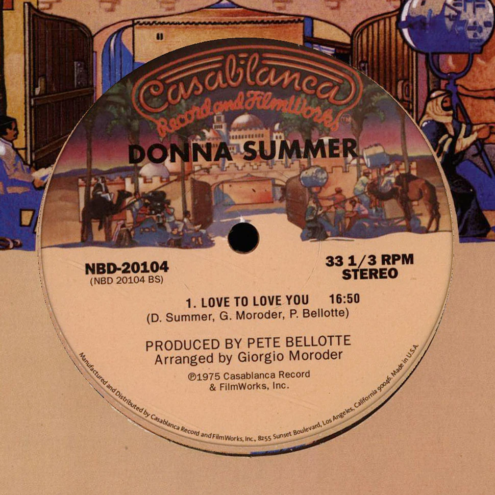 Donna Summer - I Feel Love / Love To Love You Baby Orange Vinyl Edition