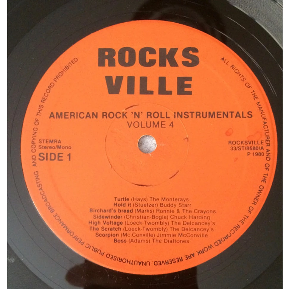 V.A. - American Rock 'N' Roll Instrumentals Vol 4