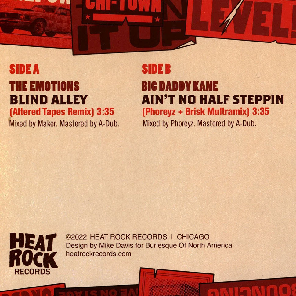Altered Tapes / Phoreyz & Brisk - Blind Alley / Ain't No Half Steppin' Red Vinyl