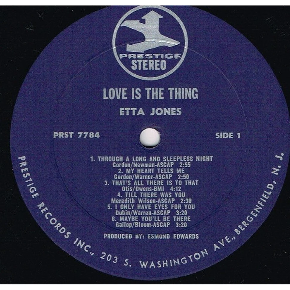 Etta Jones - Love is the Thing