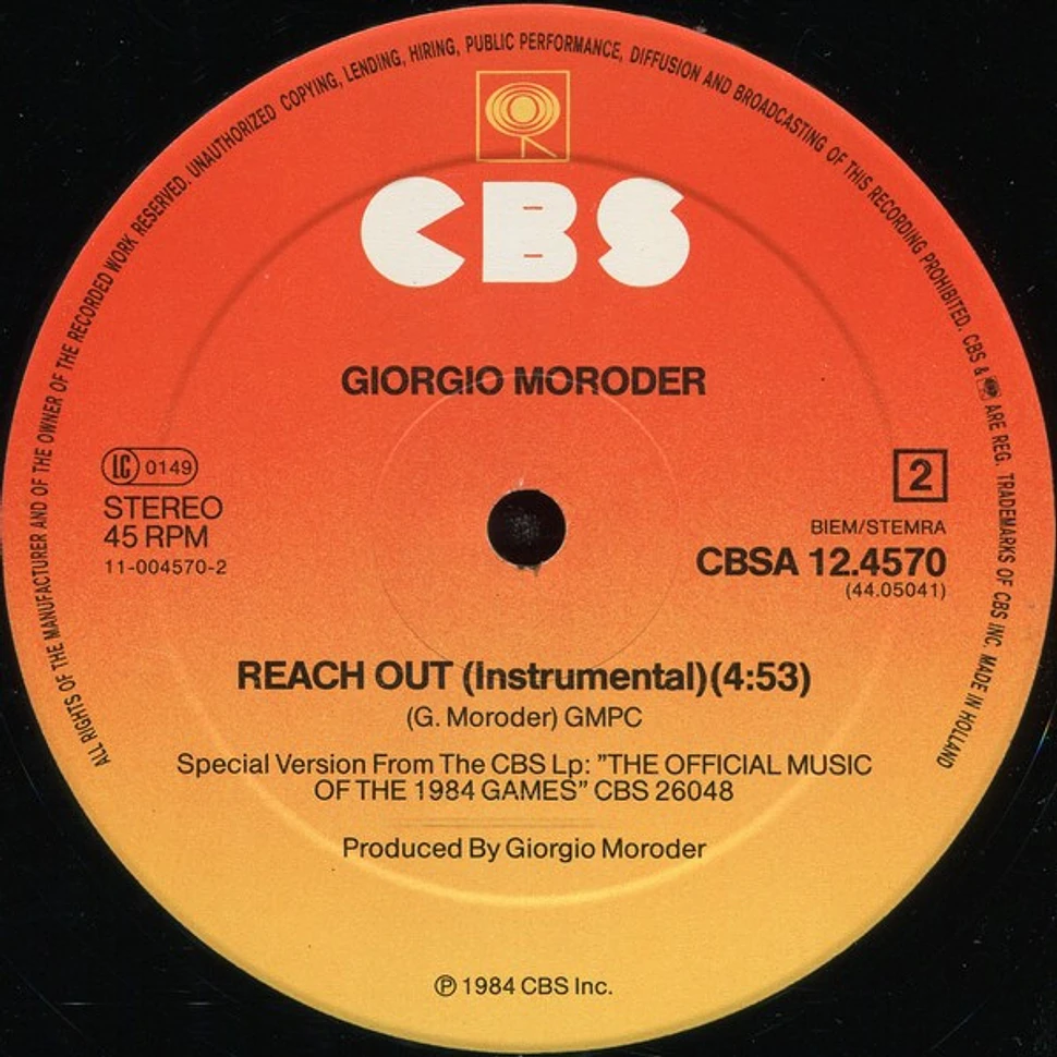 Giorgio Moroder Featuring Paul Engemann - Reach Out