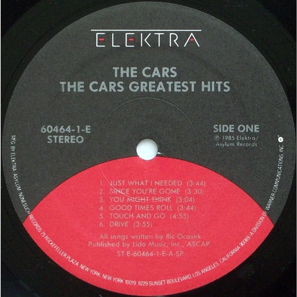 The Cars - The Cars Greatest Hits