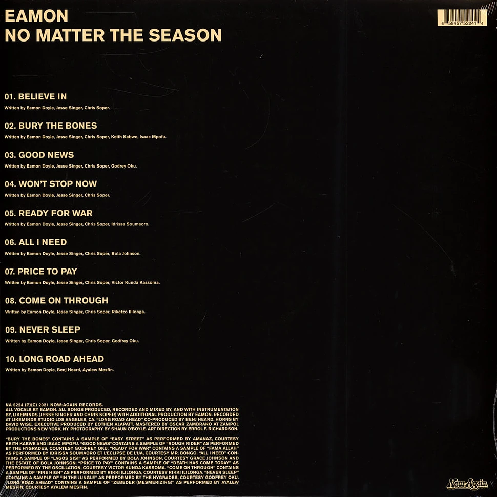 Eamon - No Matter The Season