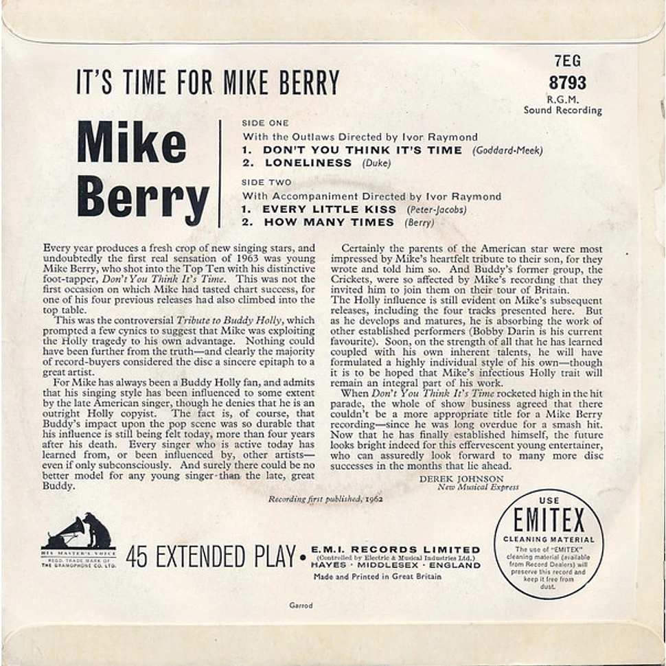 Mike Berry - It's Time For Mike Berry