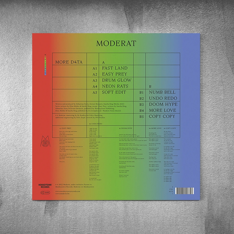 Moderat (Apparat & Modeselektor) - More D4ta 180g Deluxe Vinyl Edition