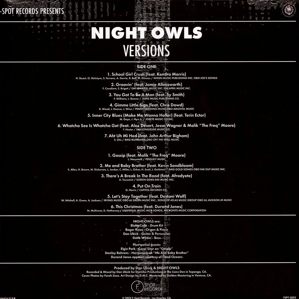 Night Owls - Versions