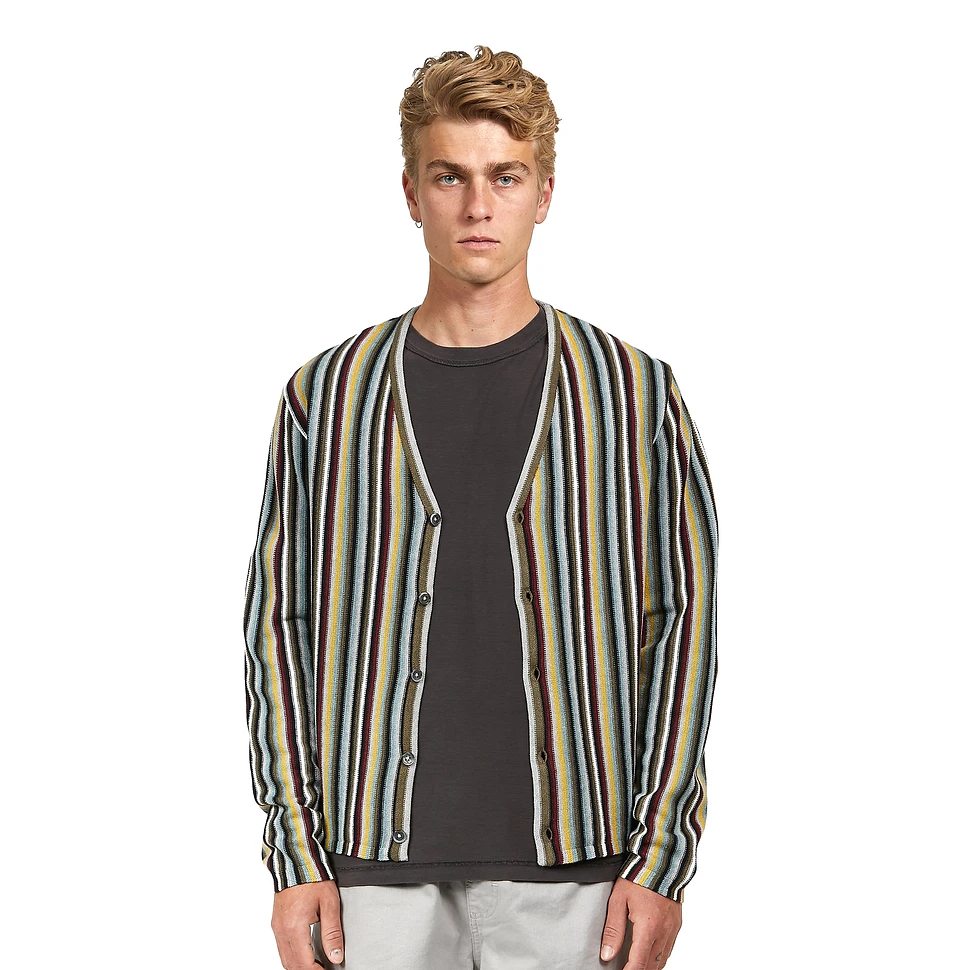 Stüssy - Stripe Pattern Cardigan