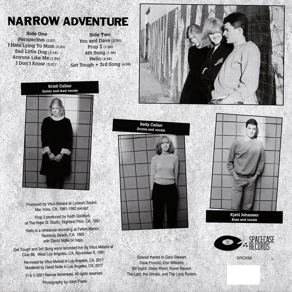 Narrow Adventure - Narrow Adventure 1981-83