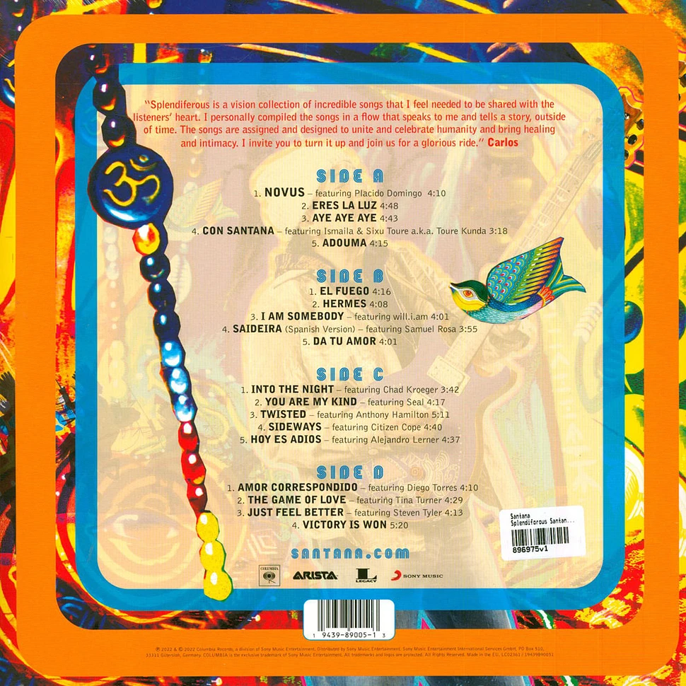 Santana - Splendiforous Santana Record Store Day 2022 Vinyl Edition