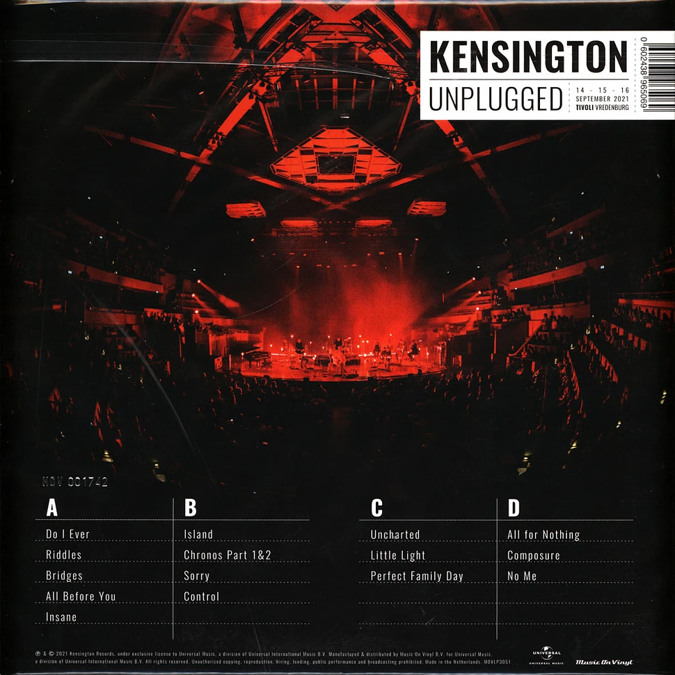 Kensington - Unplugged Record Store Day 2022 Translucent Red Edition