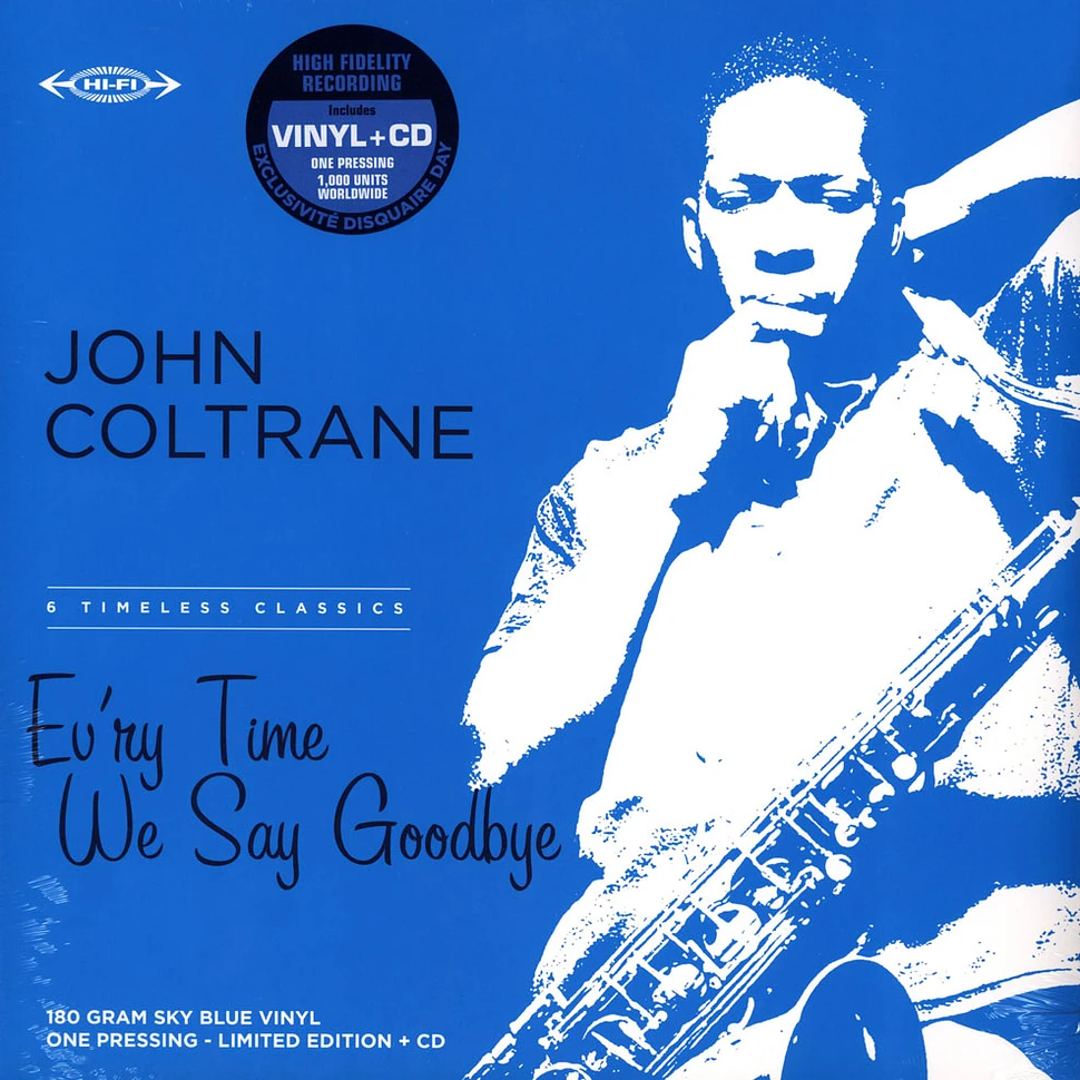 John Coltrane - Ev'ry Time We Say Goodbye Best Of Record Store Day 2022 Sky Blue Vinyl Edition