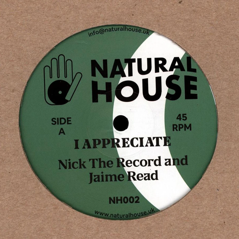 I Appreciate - Nick The Record & Jaime Read