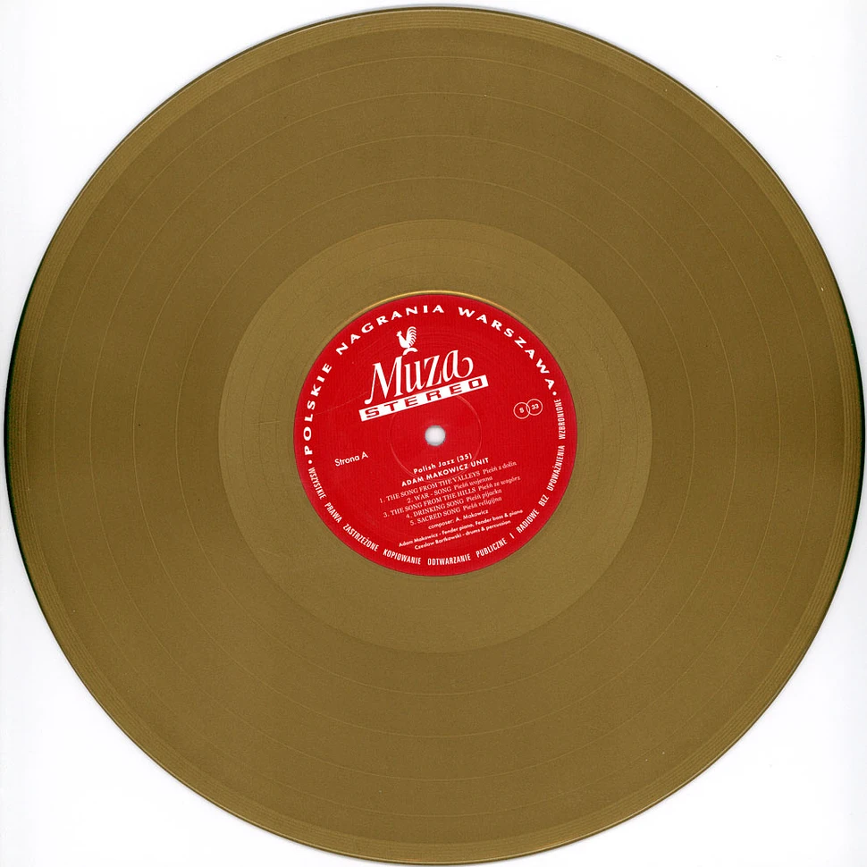 Adam Makowicz - Unit - Polish Jazz Volume 35 Record Store Day 2022 Opaque Gold Vinyl Edition