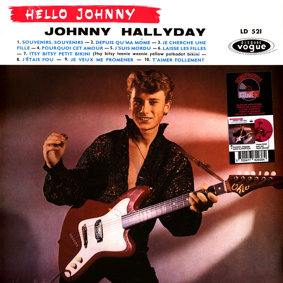 JOHNNY HALLYDAY-CD-DISQUES-RECORDS-BOUTIQUE VINYLES-RECORDS-SHOP