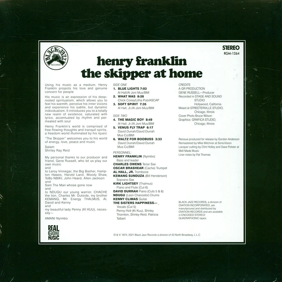 Henry Franklin - Skipper At Home