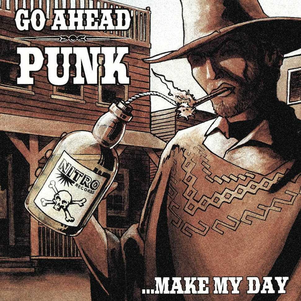 Go Ahead Punk Make My Day Record Store Day 2022 Orange Splatter  Vinyl Edition Vinyl LP 1996 Reissue HHV