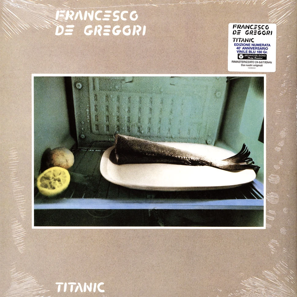 Francesco De Gregori - Titanic Record Store Day 2022 Blue Vinyl Edition