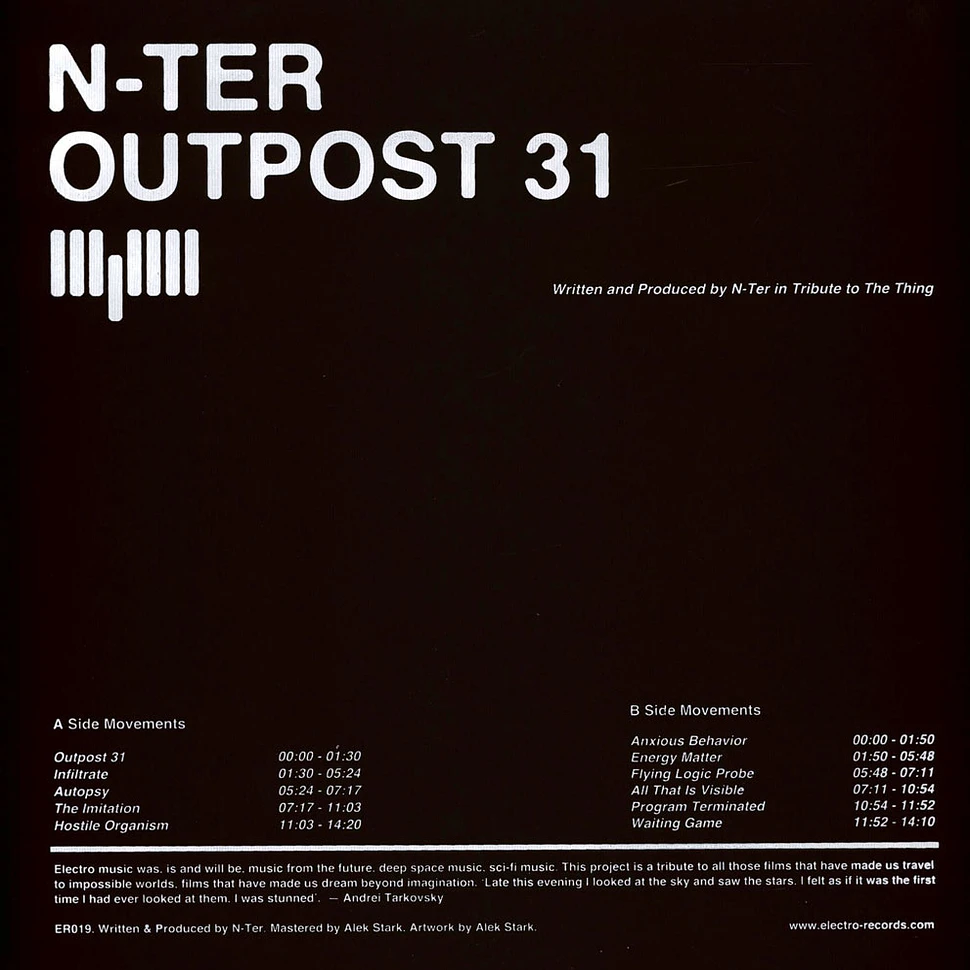 N-Ter - Outpost 31 (In Tribute To The Thing)