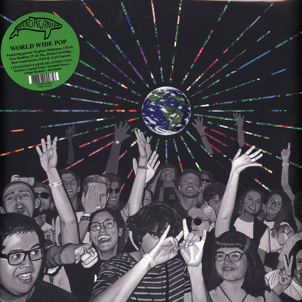 Superorganism - World Wide Pop Earth Splattered Vinyl Edition