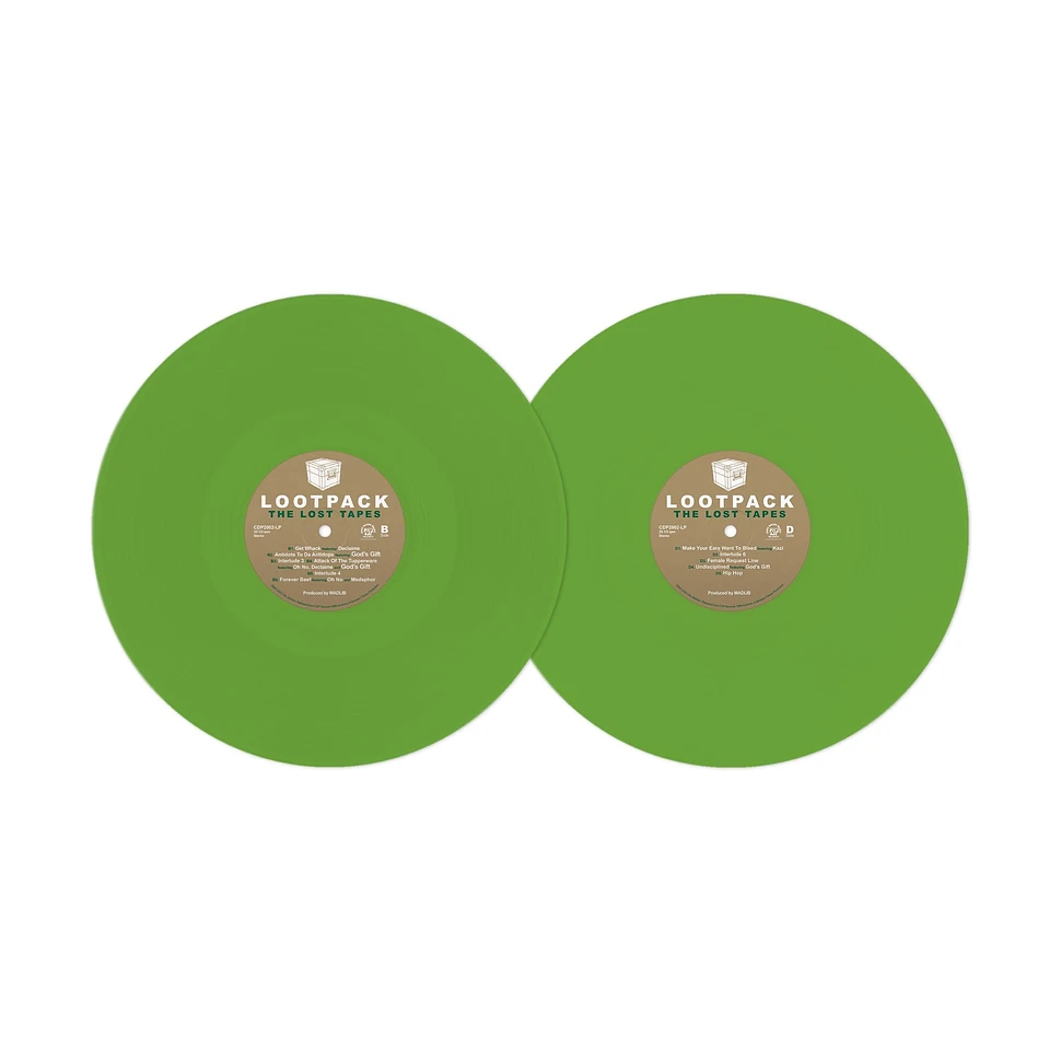 Lootpack - The Lost Tapes Green Vinyl Edition