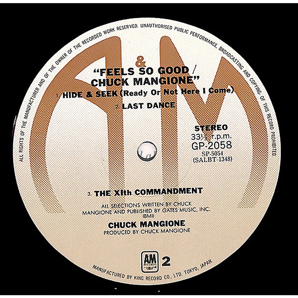 Chuck Mangione - Feels So Good