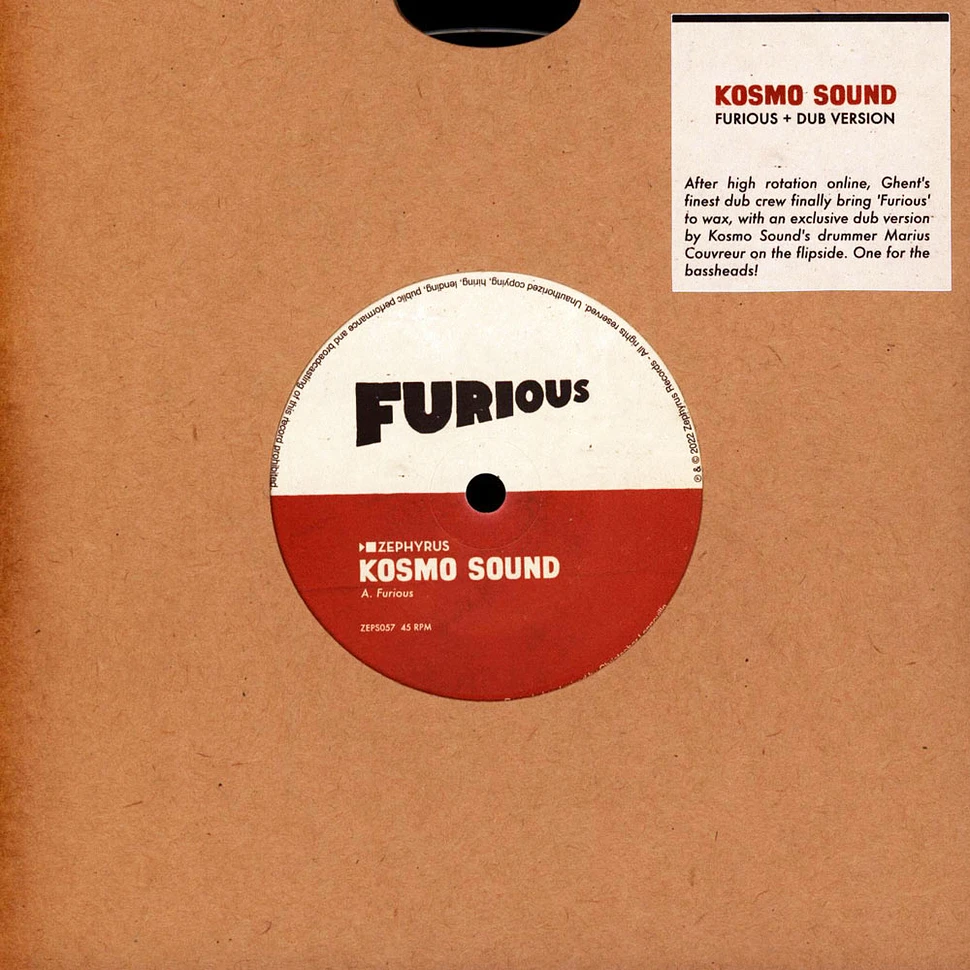 Kosmo Sound - Furious / Furious Dub