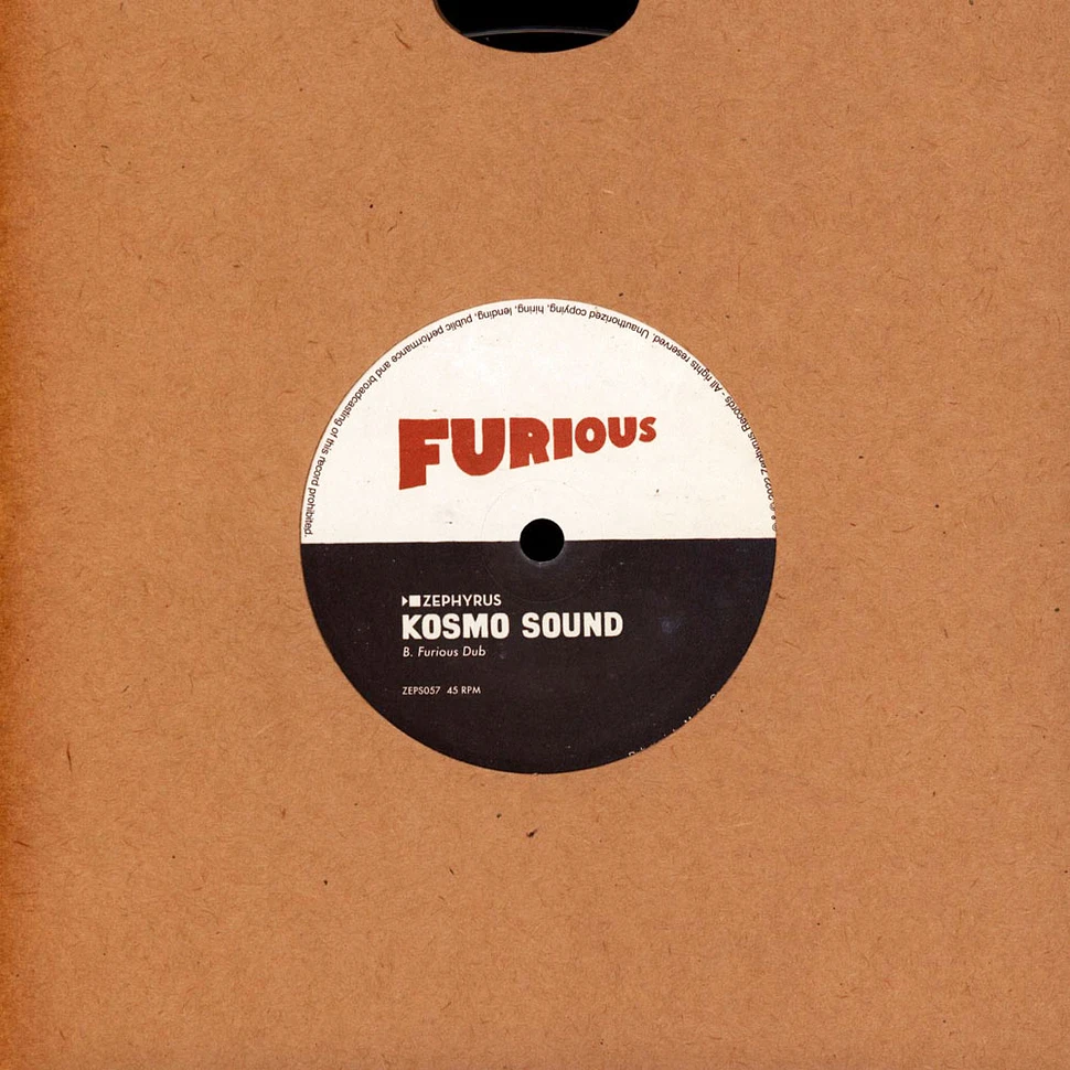 Kosmo Sound - Furious / Furious Dub
