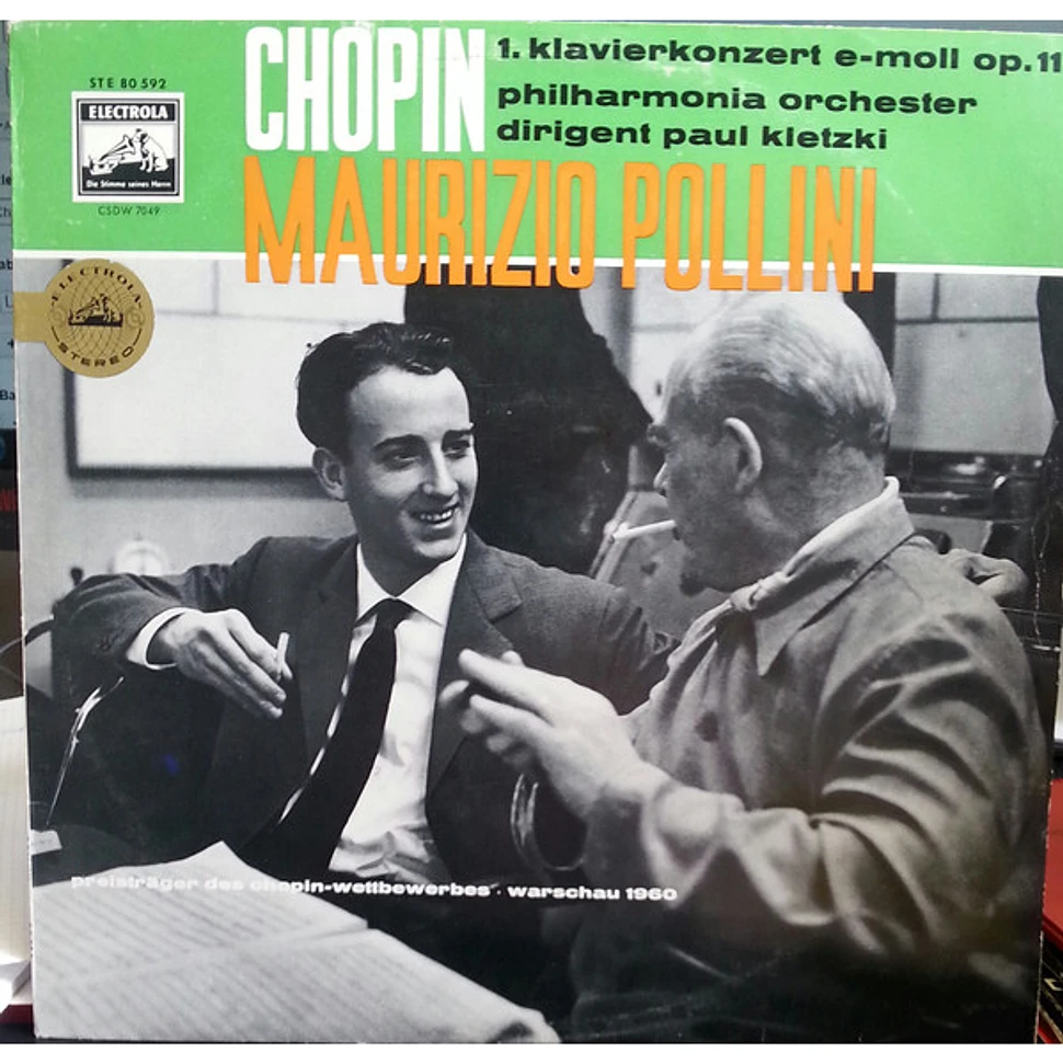 Maurizio Pollini, Philharmonia Orchestra, Paul Kletzki - Chopin Konzert Für Klavier Und Orchester Nr. 1 E-moll Op. 11