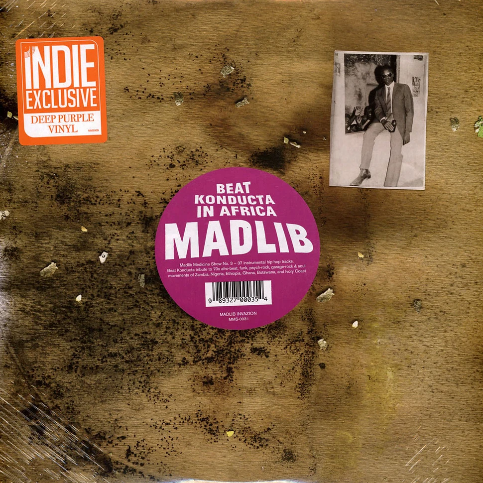 Madlib - Medicine Show No. 3 Beat Konducta In Africa Purple Vinyl Edition